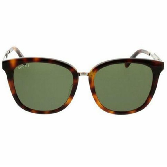 Gucci GG0956S 001 Sunglasses - US Gucci Square Style Green Lens